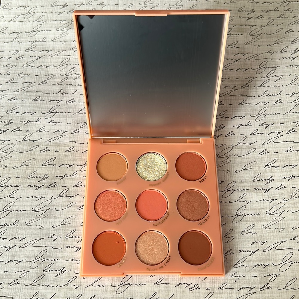 ColourPop Baby Got Peach eyeshadow palette